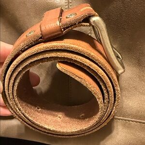 Mens Sz 38 Levi’s brown leather belt